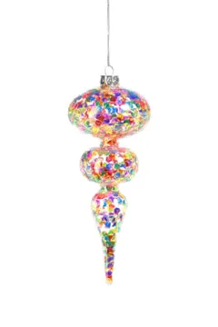 7.5" Multi Sequin Ornament