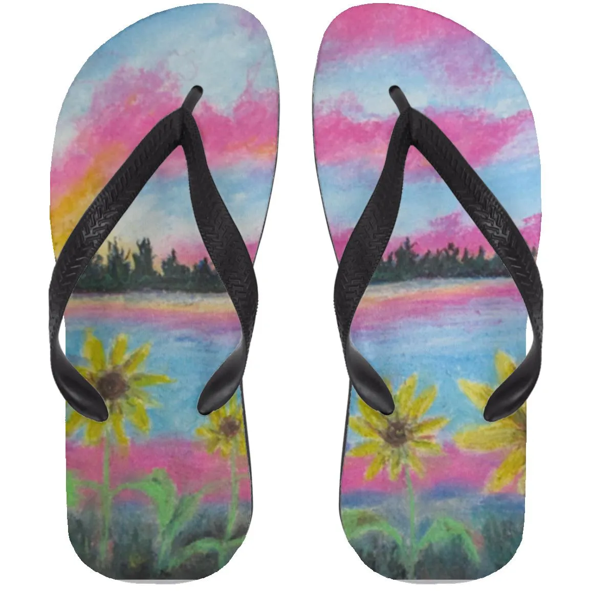 A Flower Fantasy ~ Flip Flops