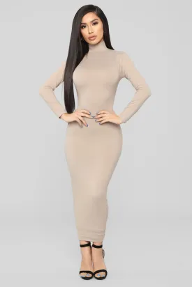 Always Sleek Maxi Dress - Mocha