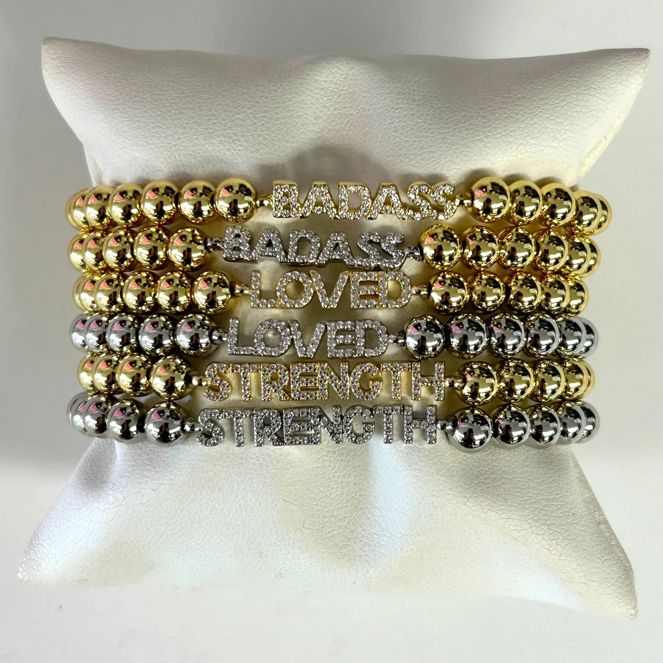 Awesome Collection Of Words Beaded Bracelets