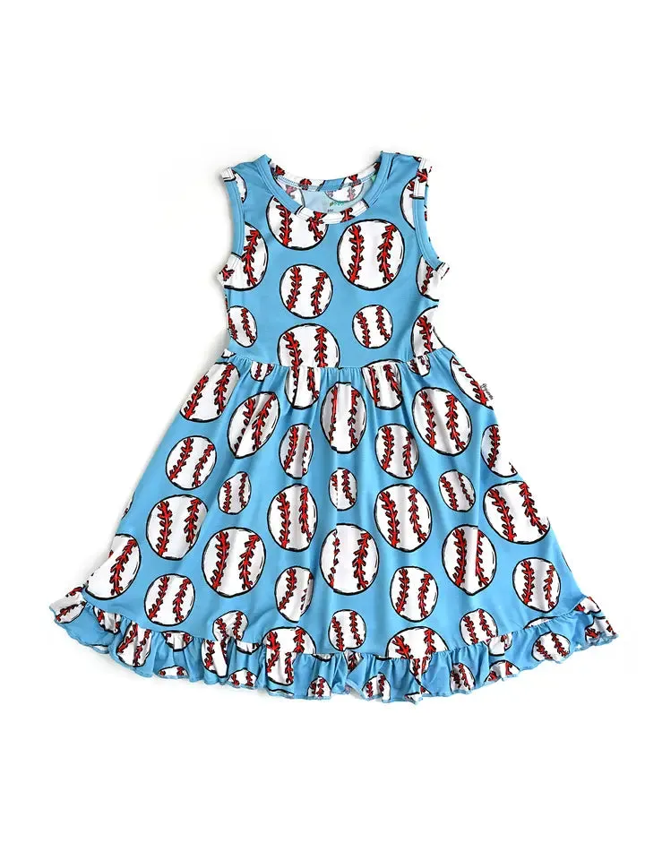 bambino tank ruffle twirl dress