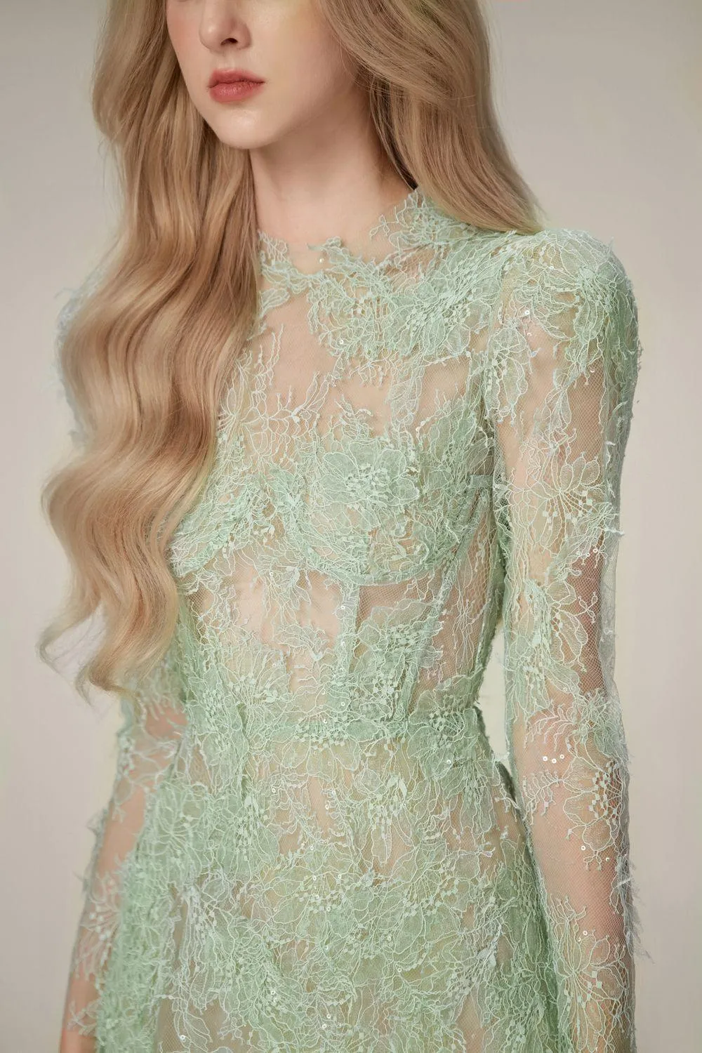 Beaded Lace Dress