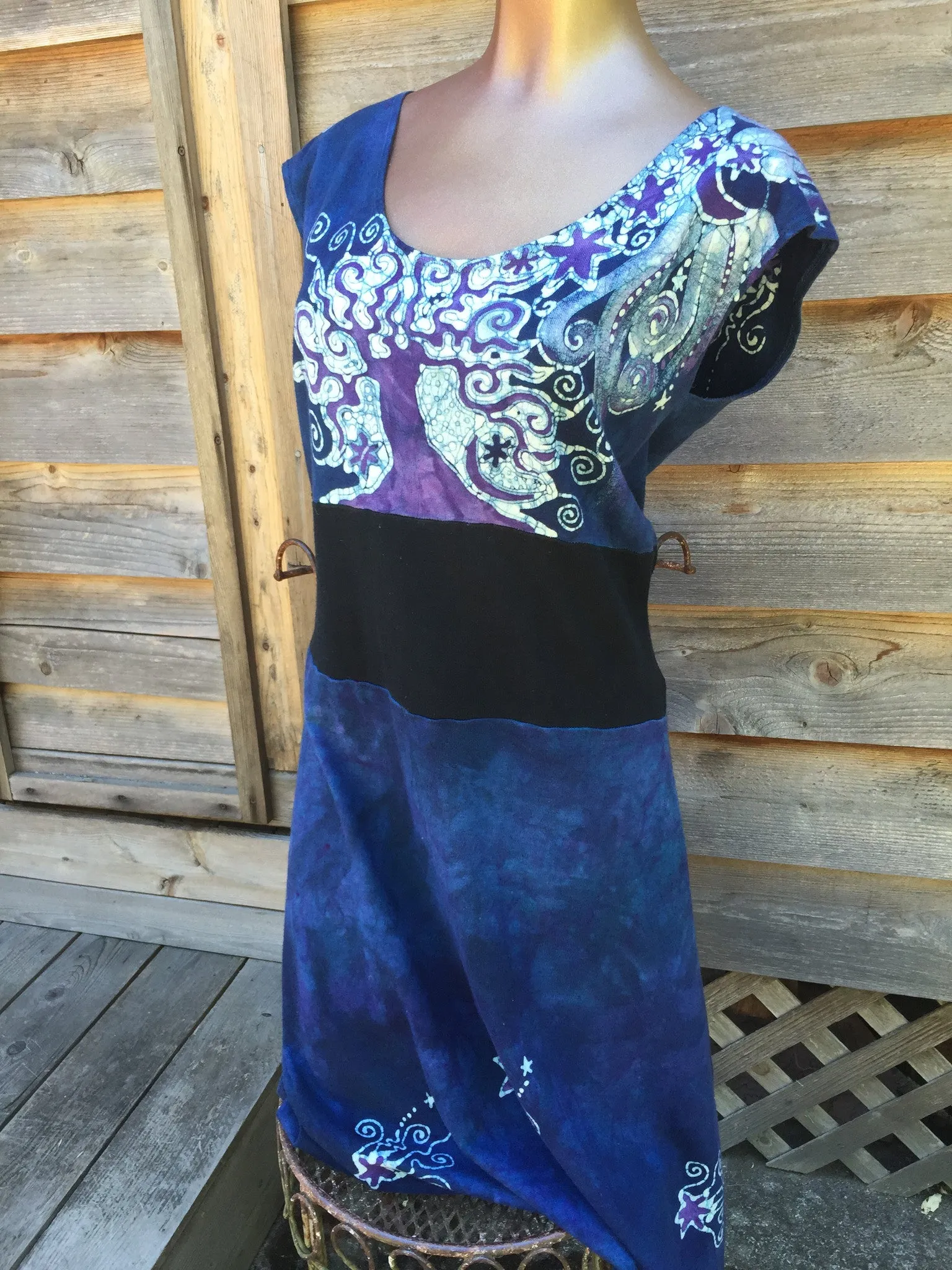 Blue River Batik Organic Cotton Hemp Summer Dress