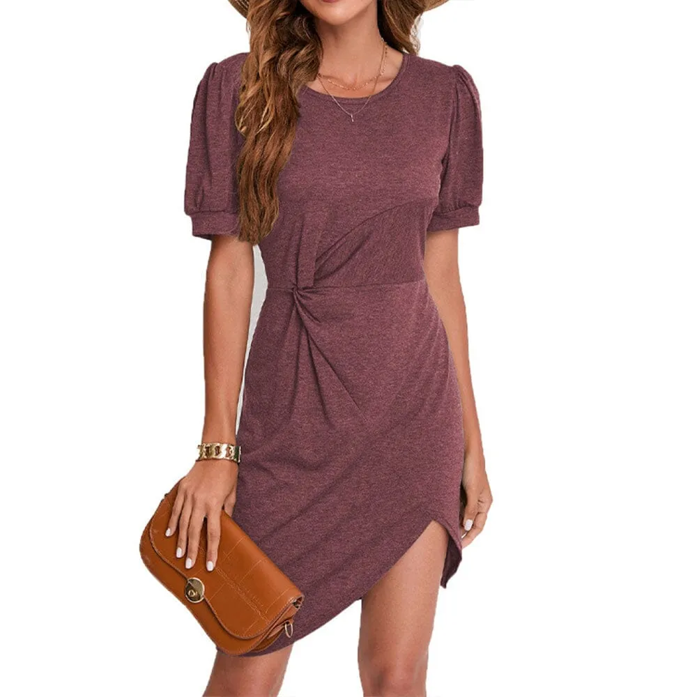 Comfortable Round Neck Dress