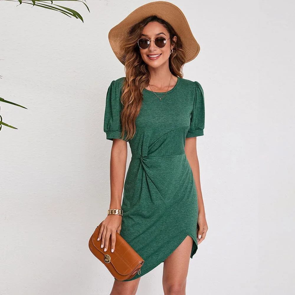 Comfortable Round Neck Dress