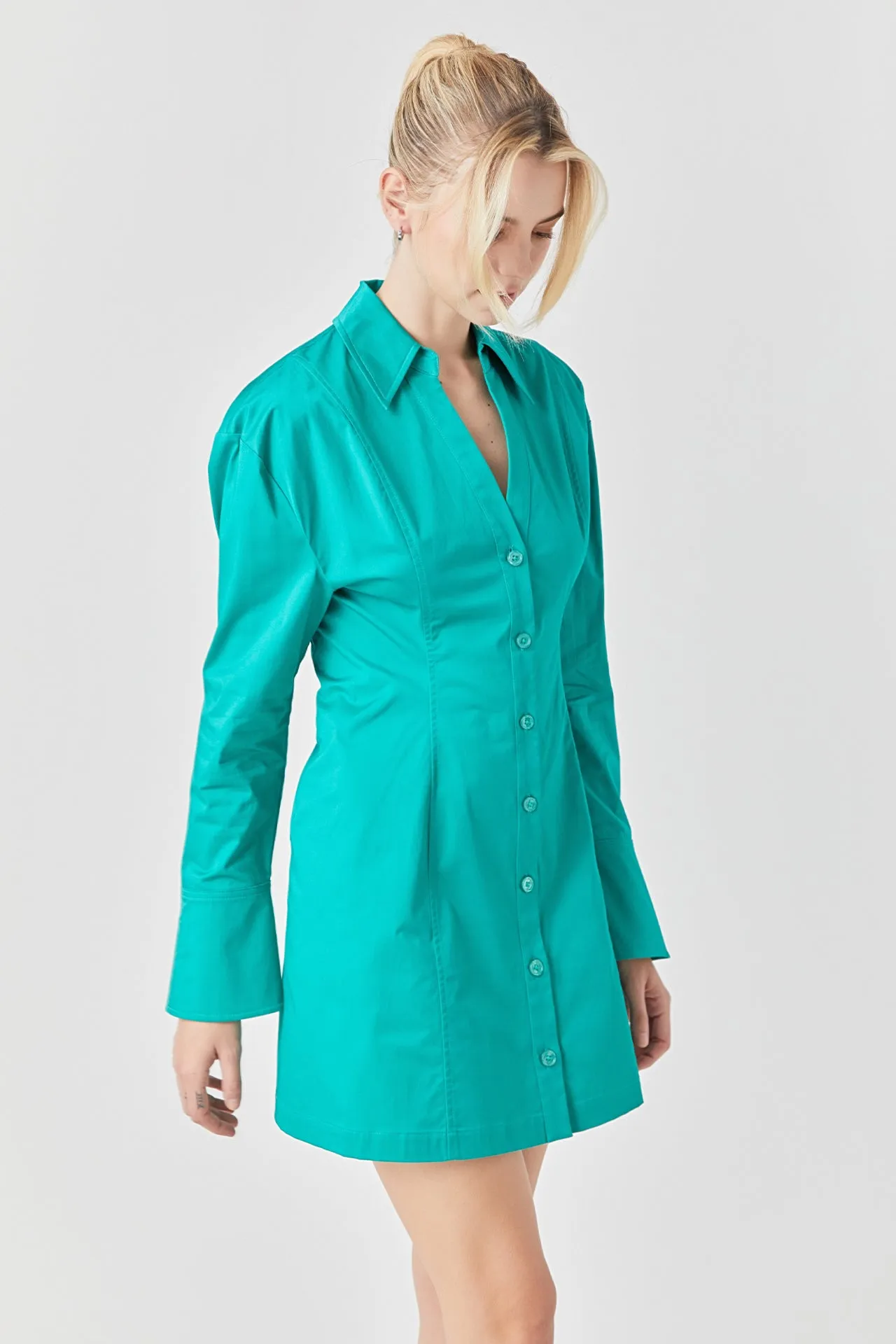 Cotton Shirt Dress