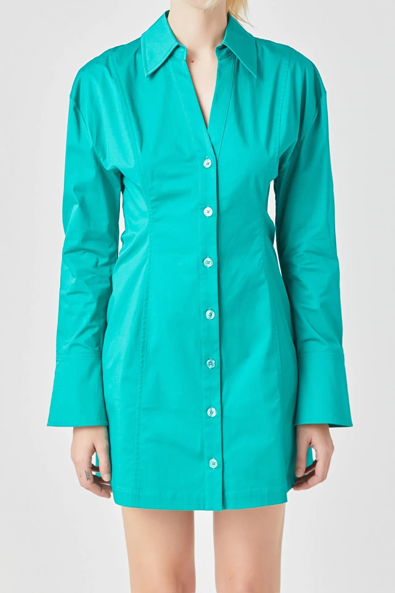 Cotton Shirt Dress