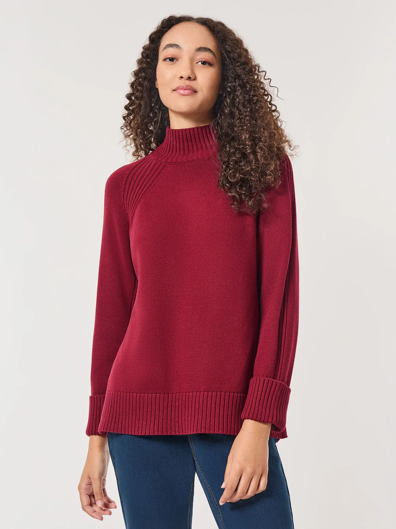 Directional Ribbed Sweater