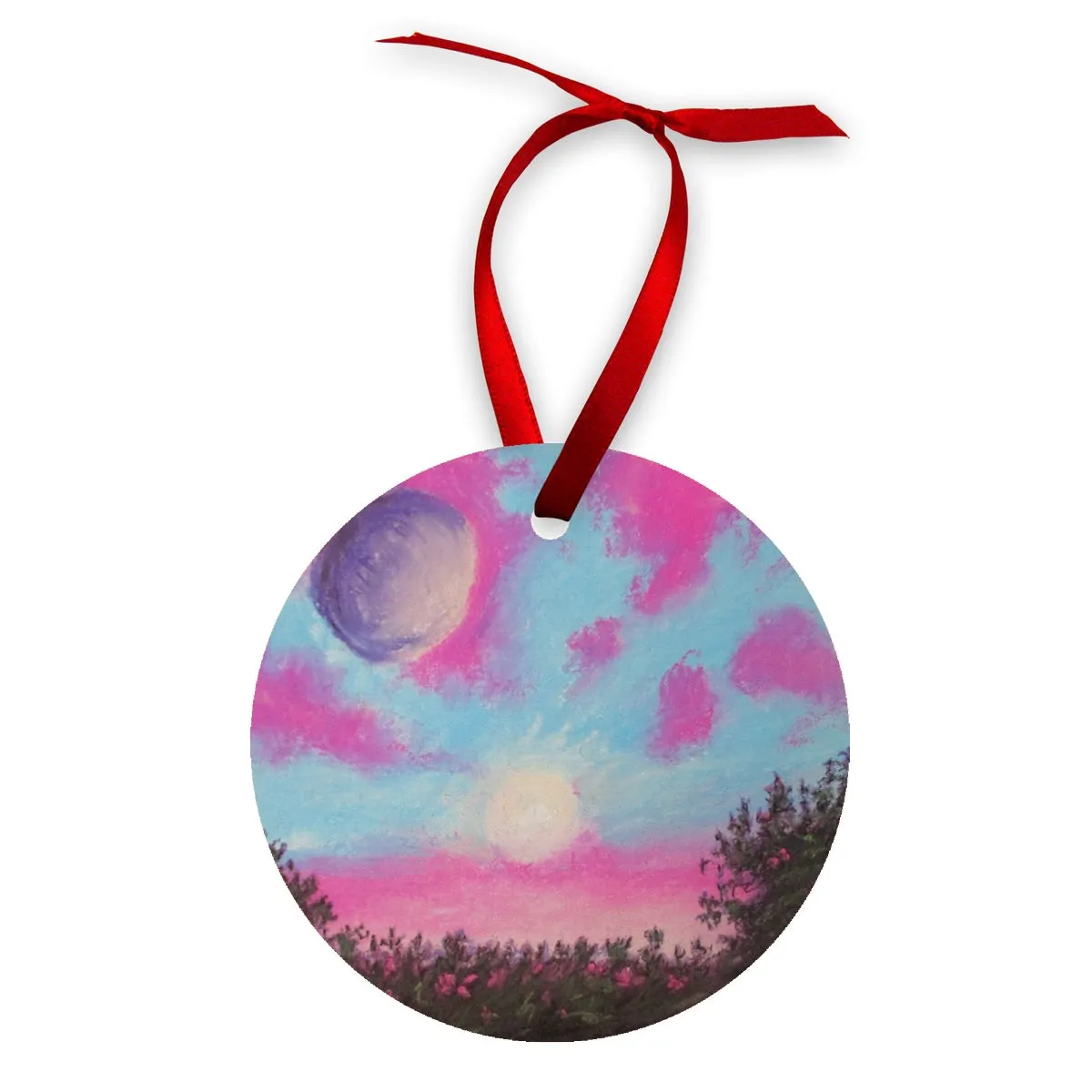 Drifting in Sunsets ~ Wood Ornament