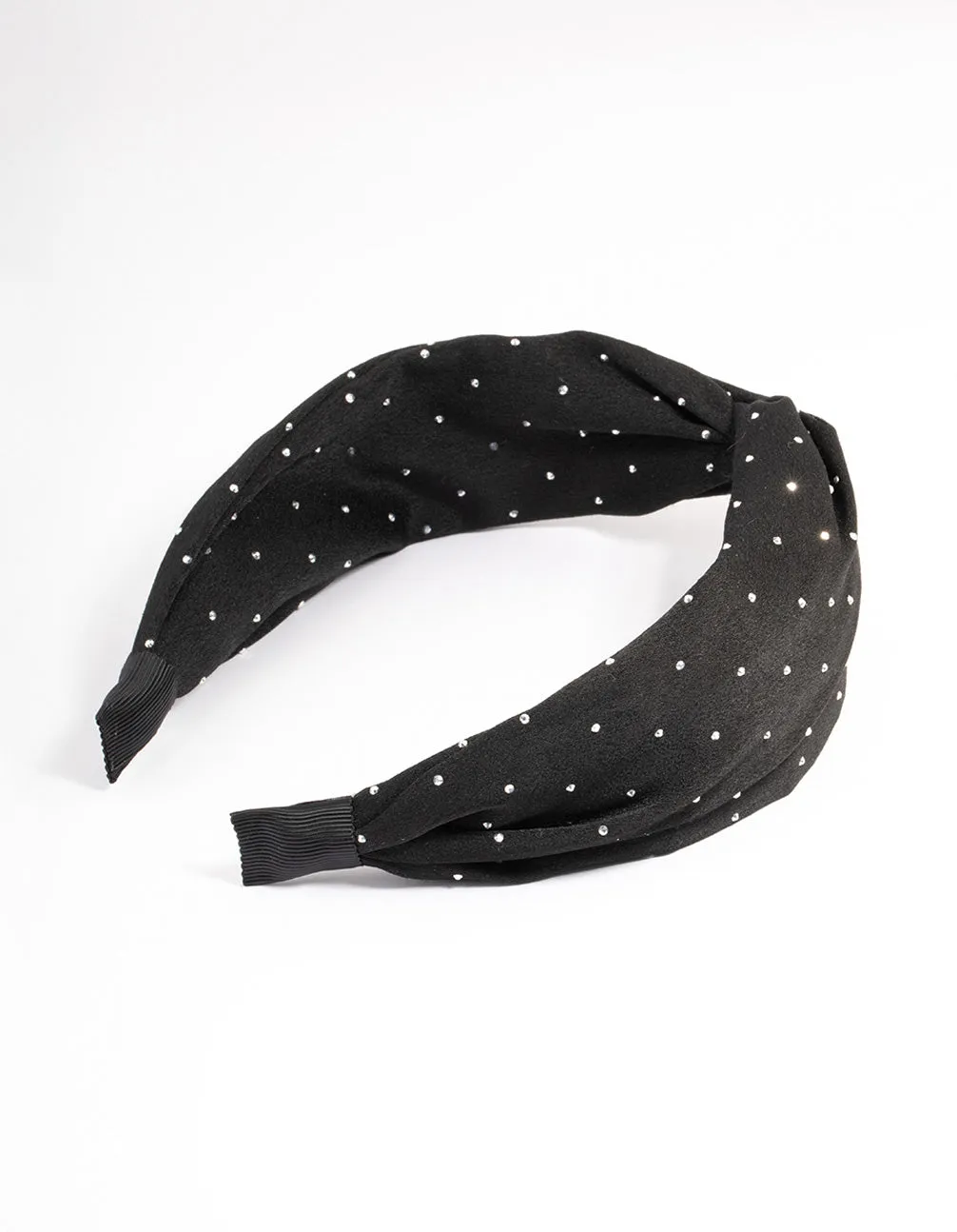 Fabric Velvet Diamante Headband