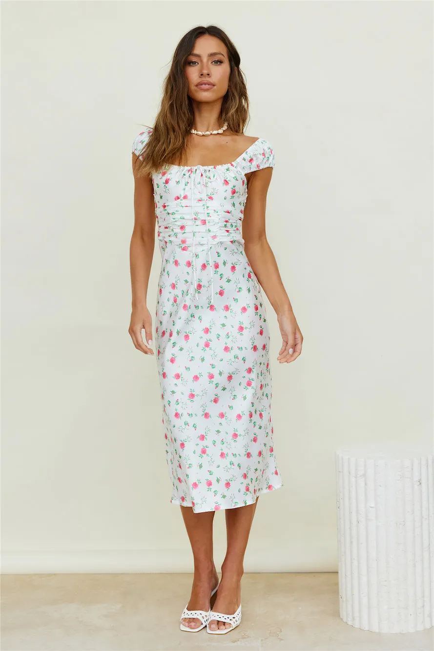 Flourishing Midi Dress Floral