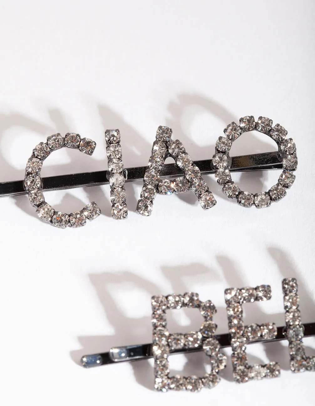 Gunmetal Ciao Bella Hair Clip Pack