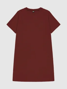 Henna T-Shirt Dress Auburn Red