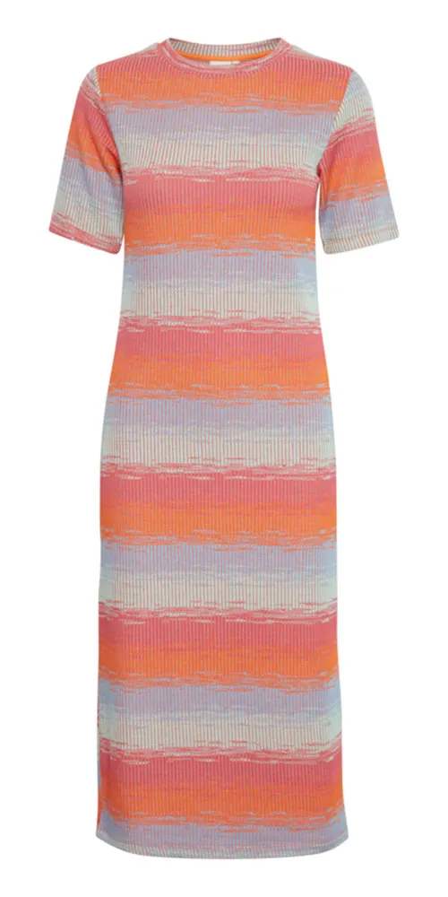 Ichi Ombre Stripe Dress