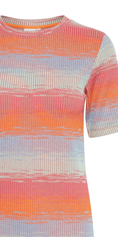 Ichi Ombre Stripe Dress