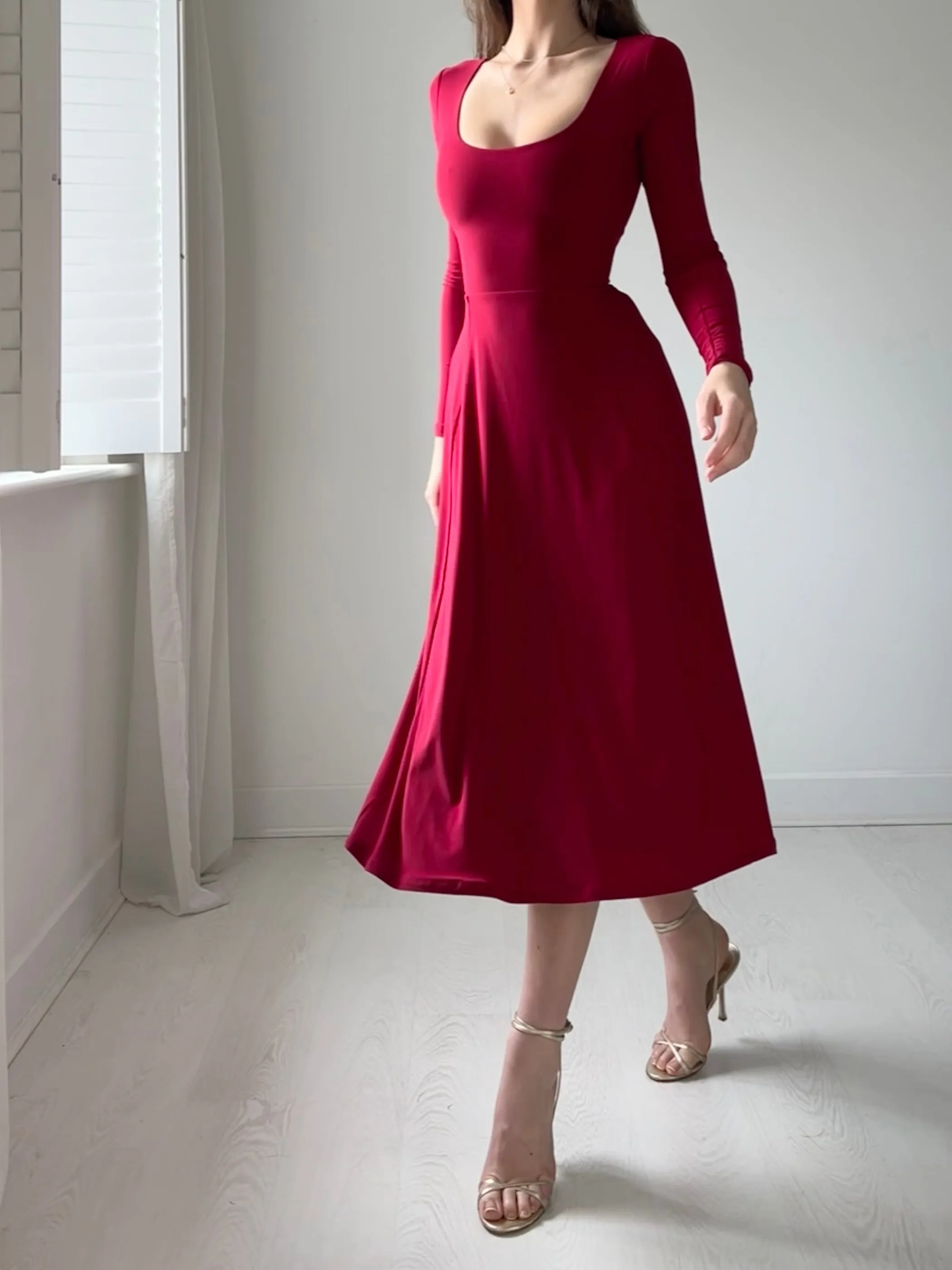 Iris Midi Dress in ITY