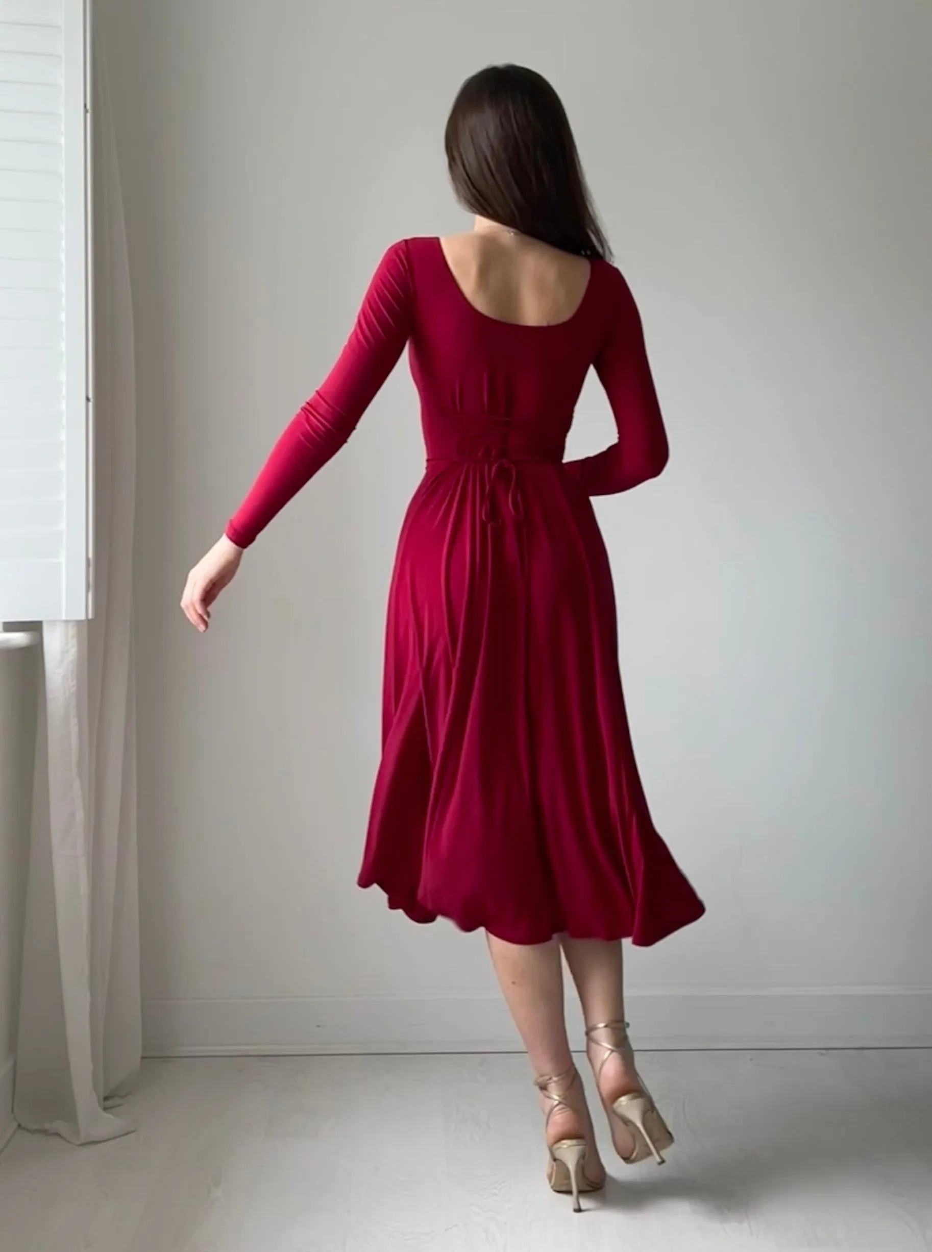 Iris Midi Dress in ITY