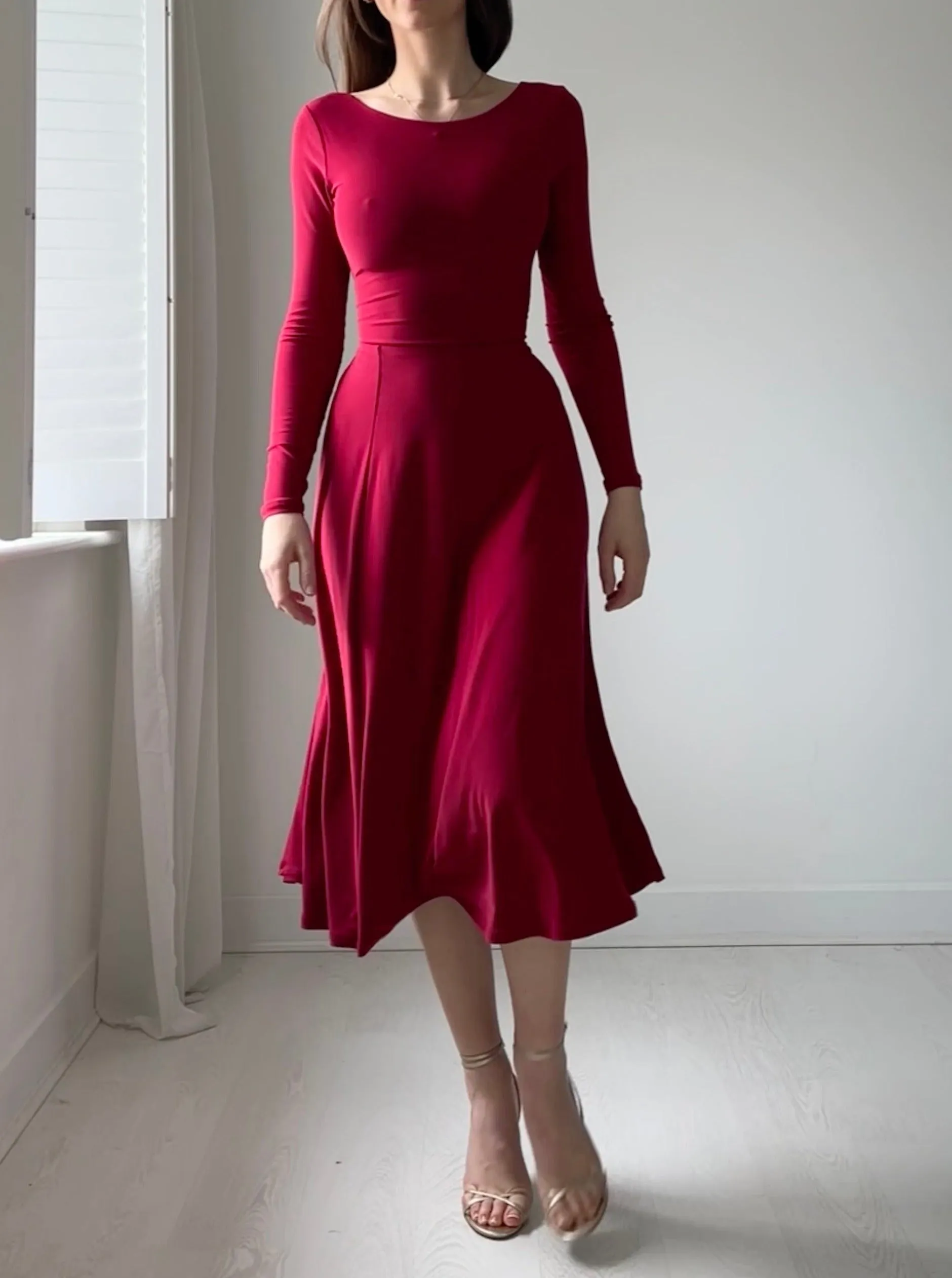 Iris Midi Dress in ITY