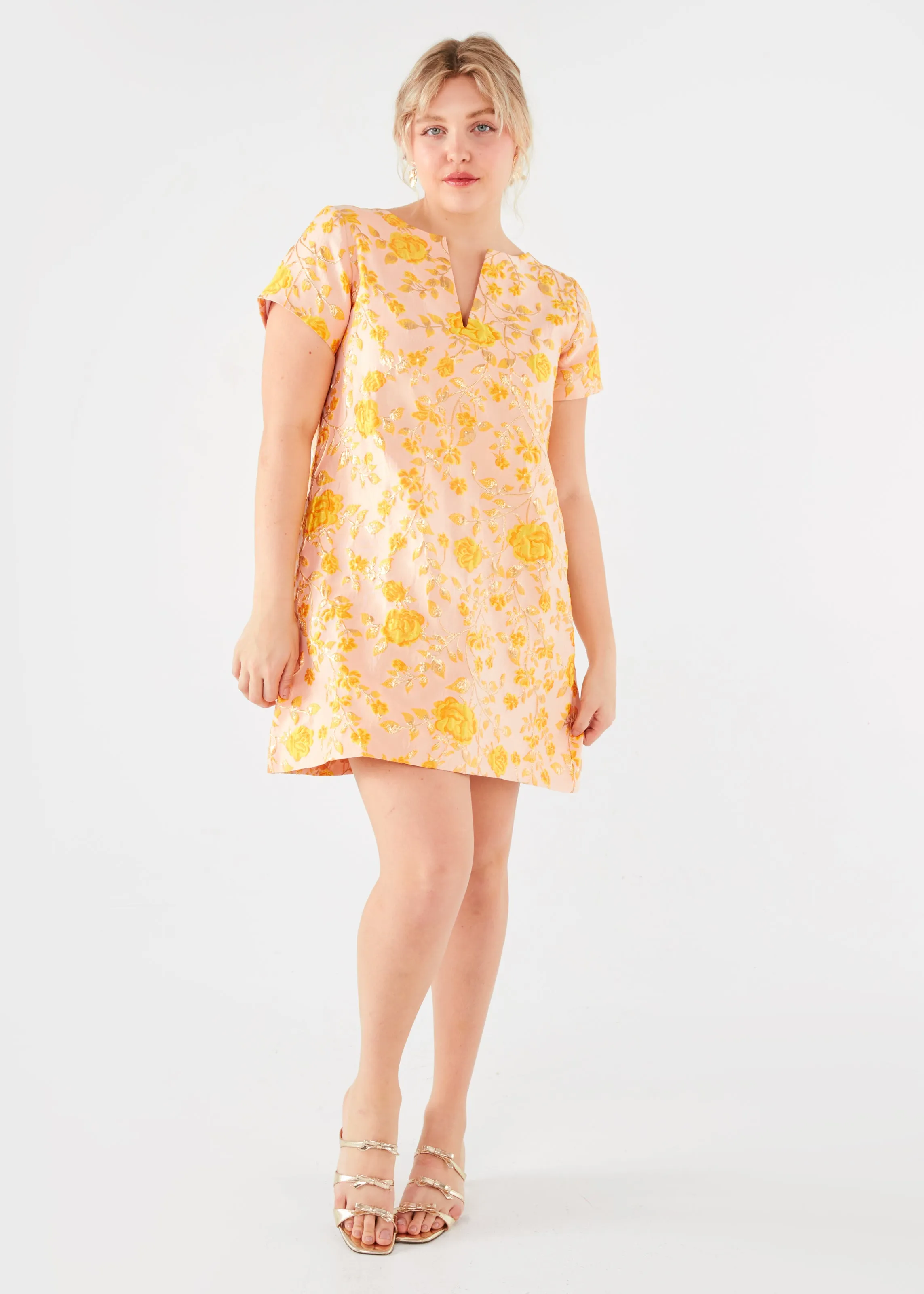 Lulu Dress Harvest Jacquard