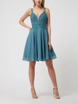 Luxuar Sweetheart Cocktail Dress, Green