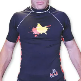 MAR-242B | Short Sleeve Skin-Fit Martial Arts Rash Guard w/ Assorted Colours