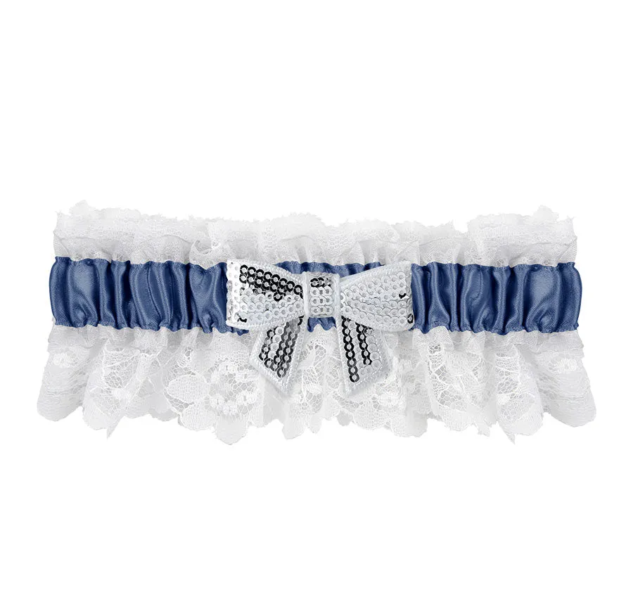 Marilyn Garter with Sequin Bow