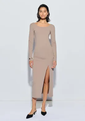 Nation LTD - Alma Column Dress in Mushroom