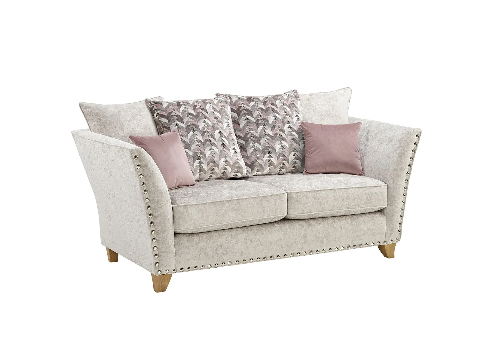 Paris Darwen Nickel 4 Seater Sofa by Lebus