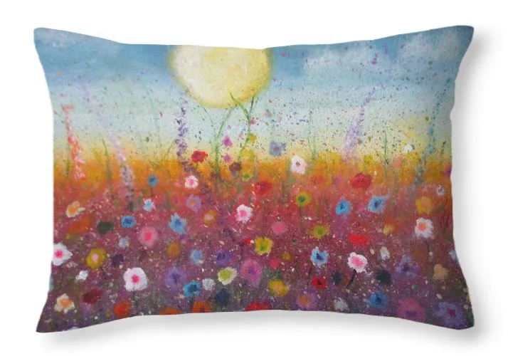 Petalled Skies ~ Throw Pillow