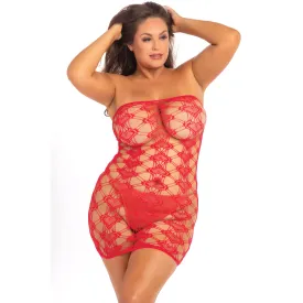 Rene Rofe - Queen Of Hearts Tube Dress Costume