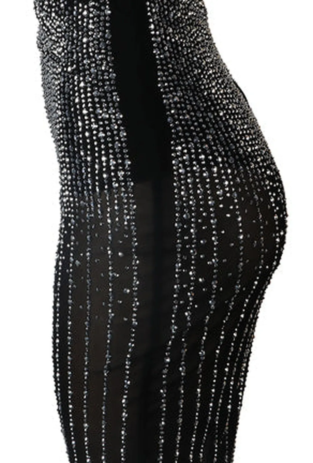 ROCHELLE - SPARKLING STUD MAXI DRESS