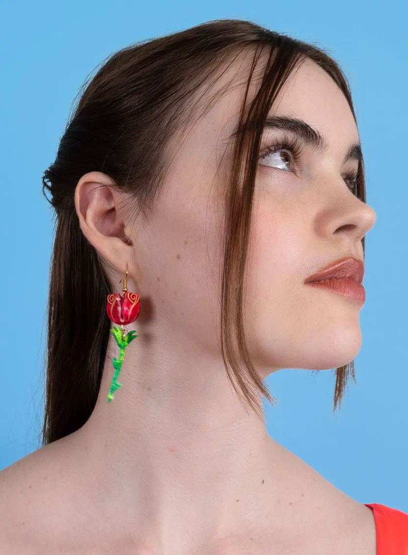 Rose Earrings