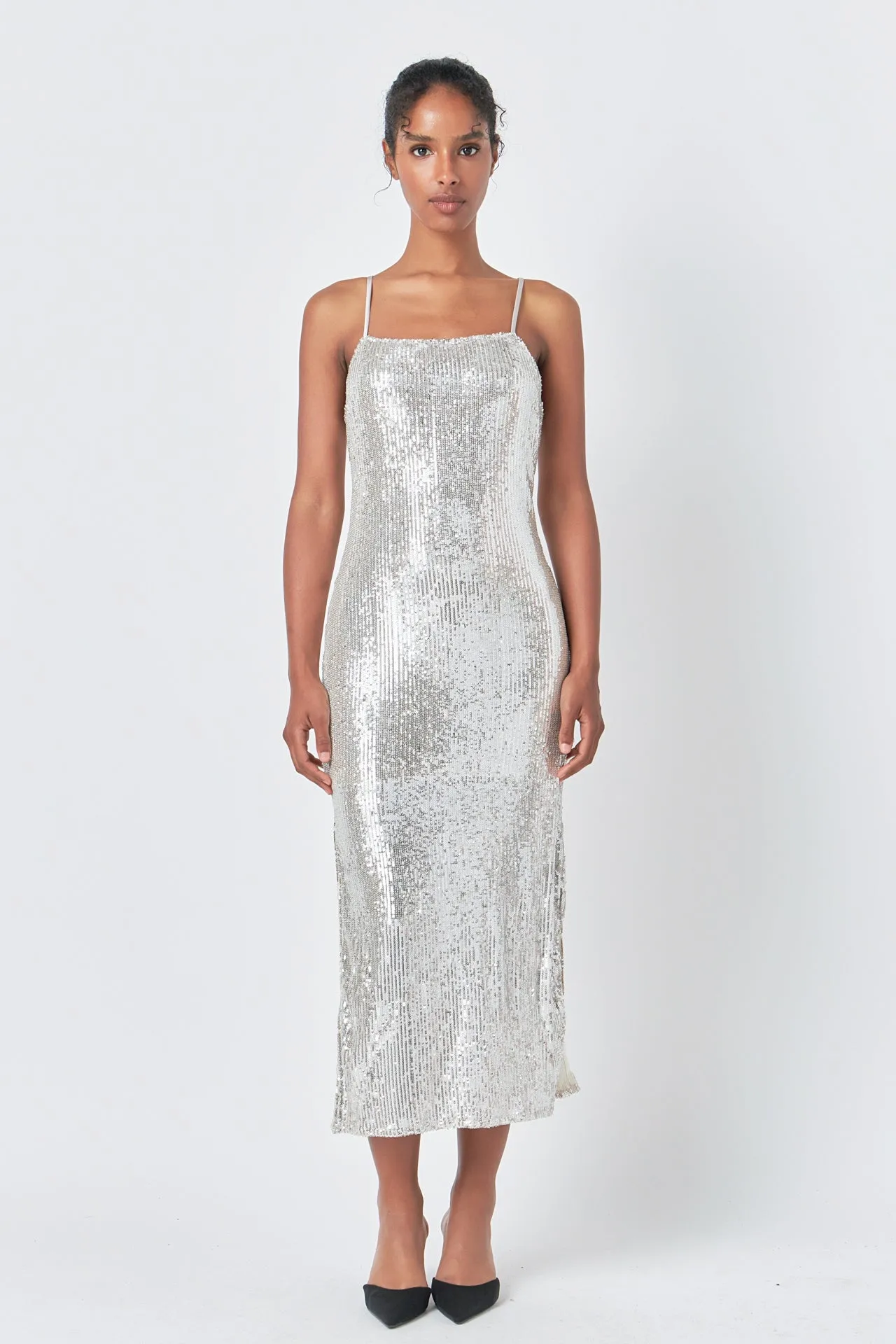 Sequin Slip Dress