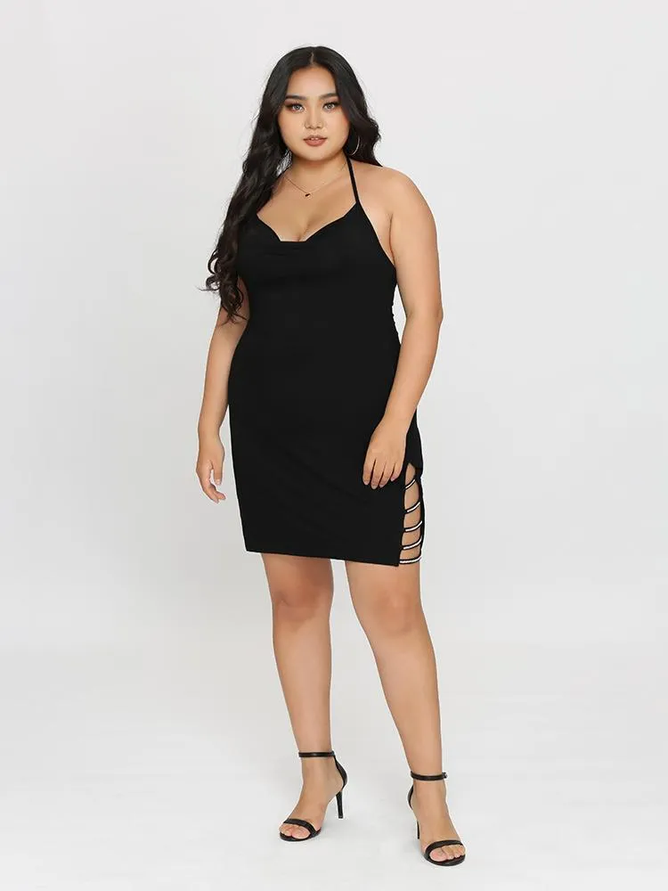 Side Split Hem Dress