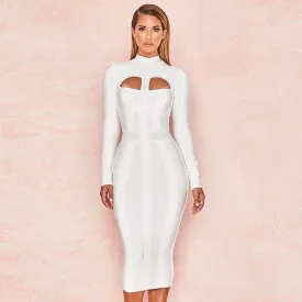 Sleek and Stylish Bodycon Bandage Dress - The Perfect Outfit for Any Occasion