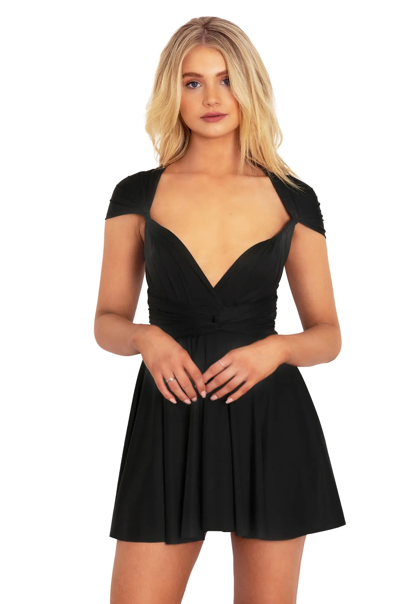 Sleek Infinity Skater Dress