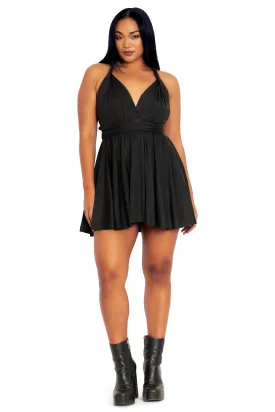 Sleek Infinity Skater Dress