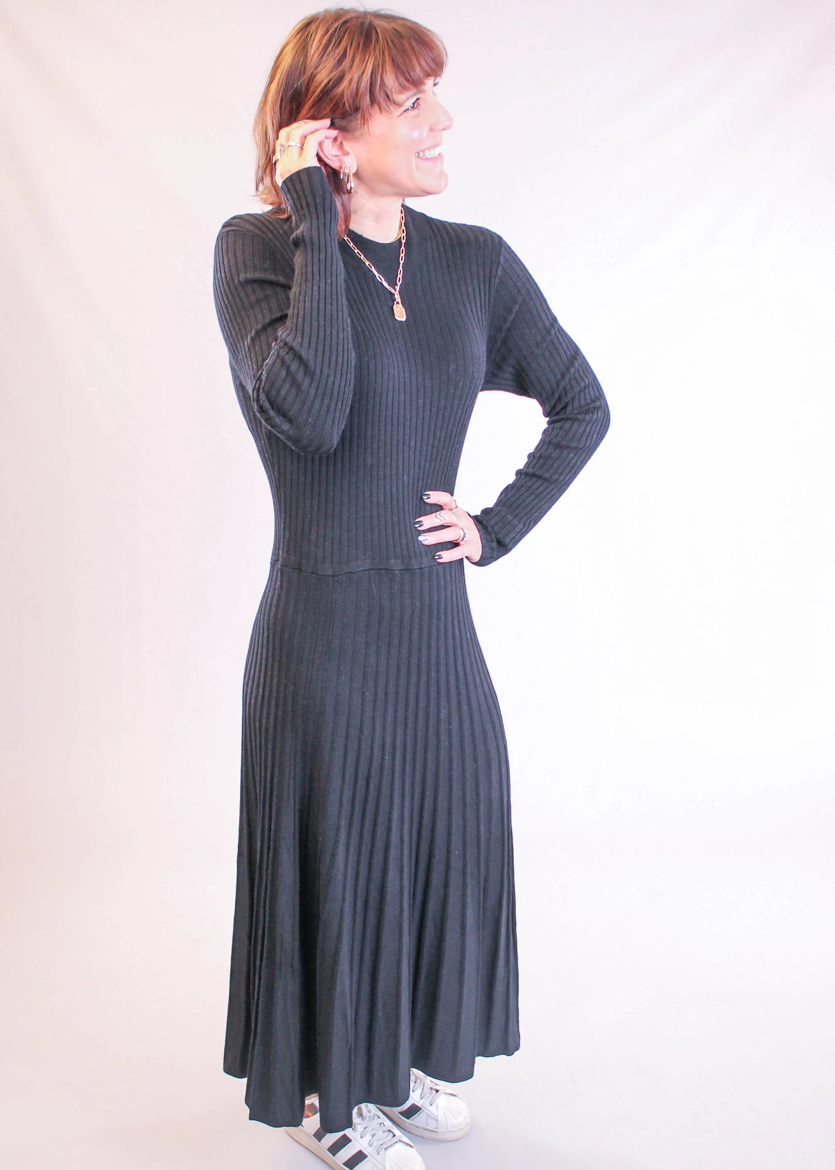 Soya Concept Long Sleeve Sweater Dress