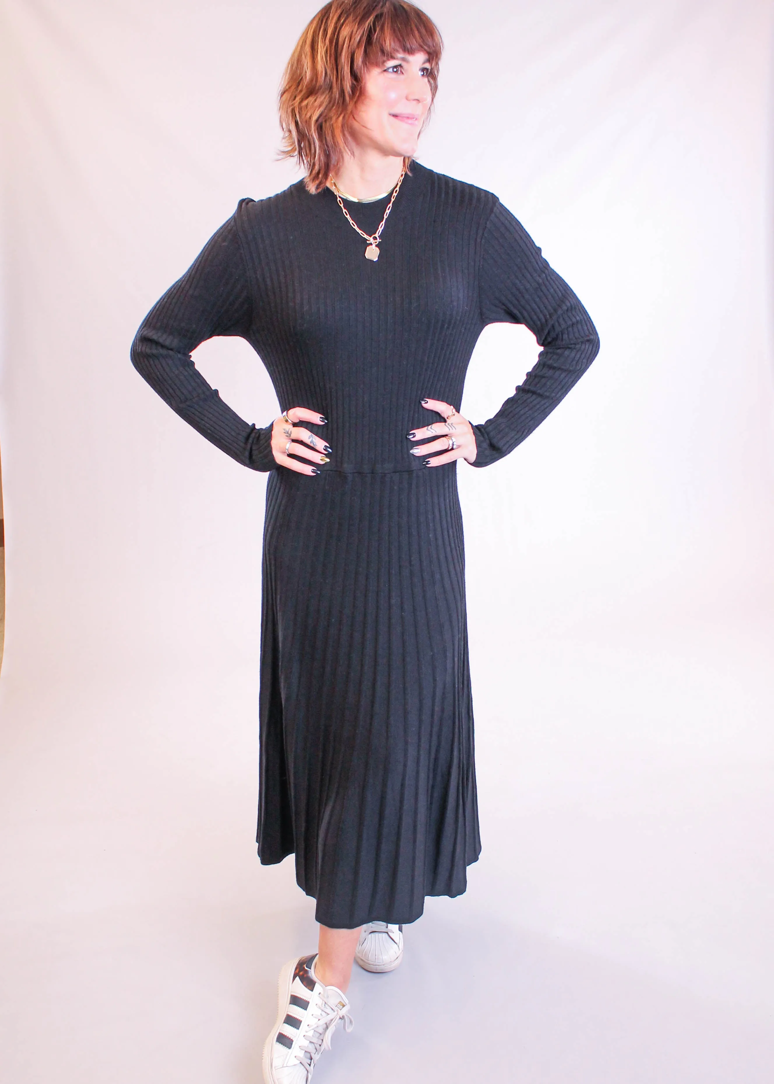 Soya Concept Long Sleeve Sweater Dress