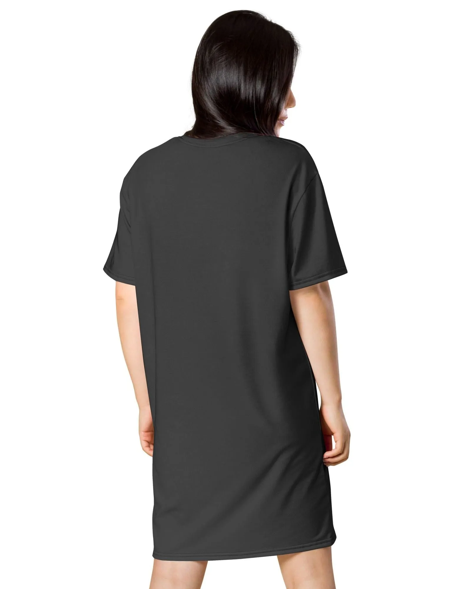 T-Shirt Dress: Spooky Beats Eclipse - Exclusive Halloween Style