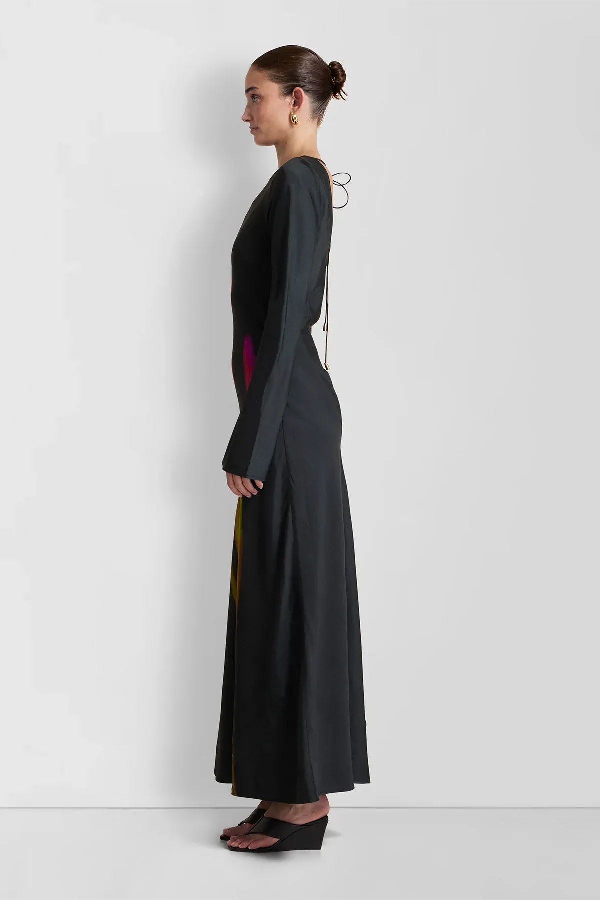 The Wolf Gang Thea Maxi Dress - Noir