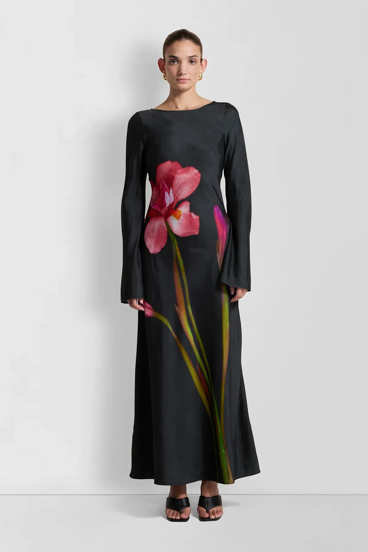 The Wolf Gang Thea Maxi Dress - Noir