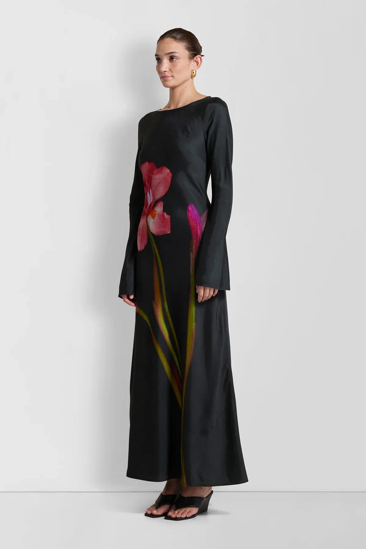 The Wolf Gang Thea Maxi Dress - Noir