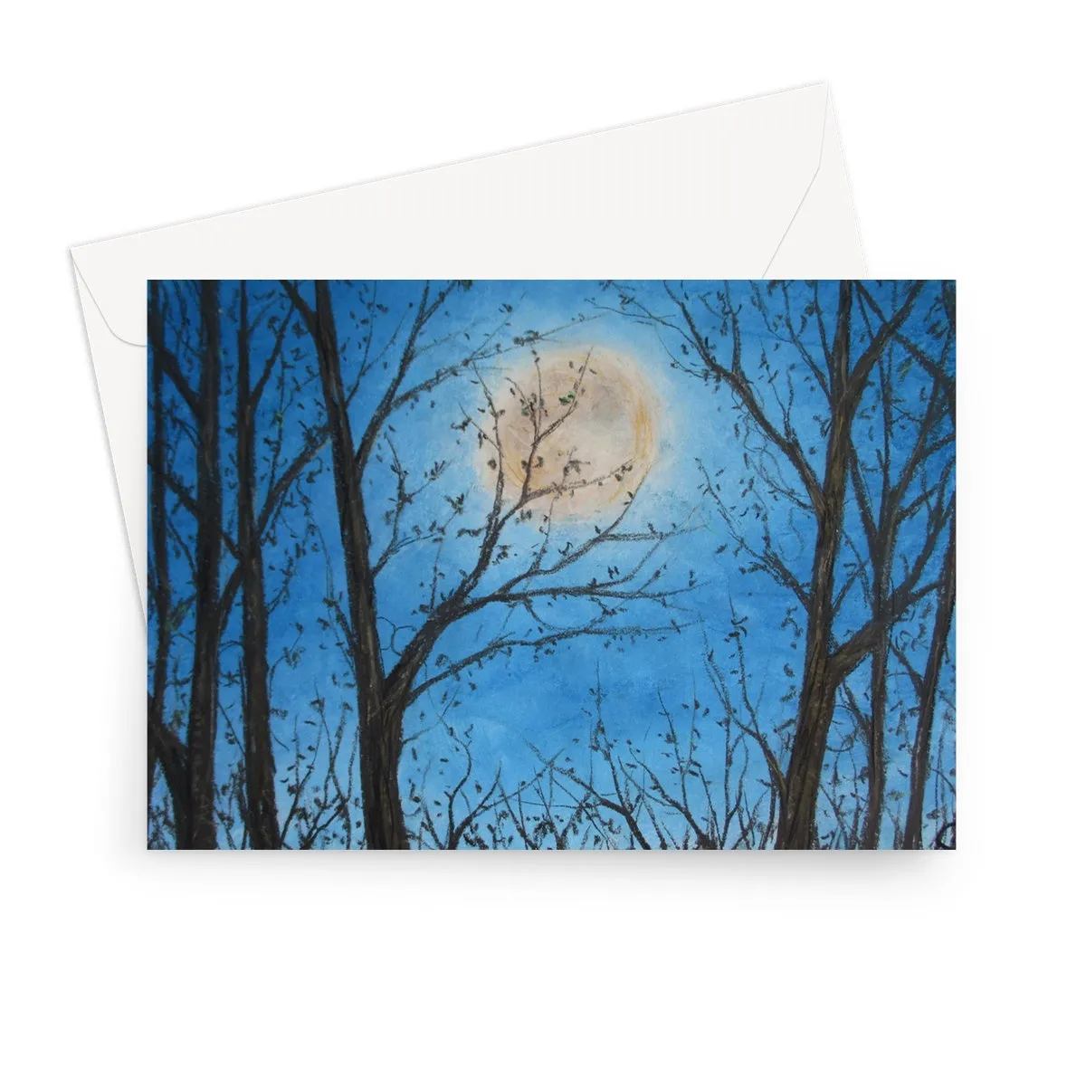 Wood Night Light ~ Greeting Card