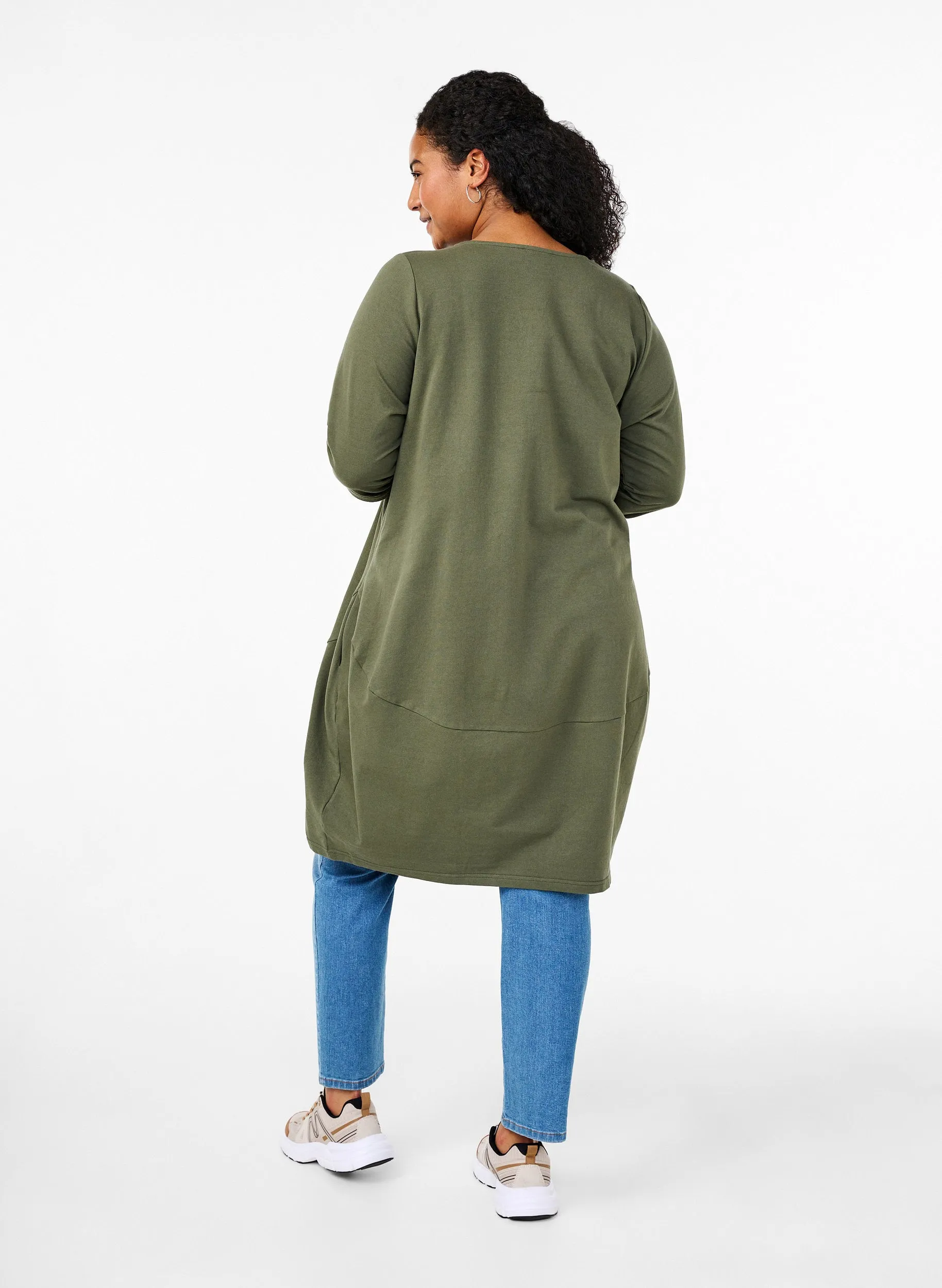 Zizzi Anita Dress in Green